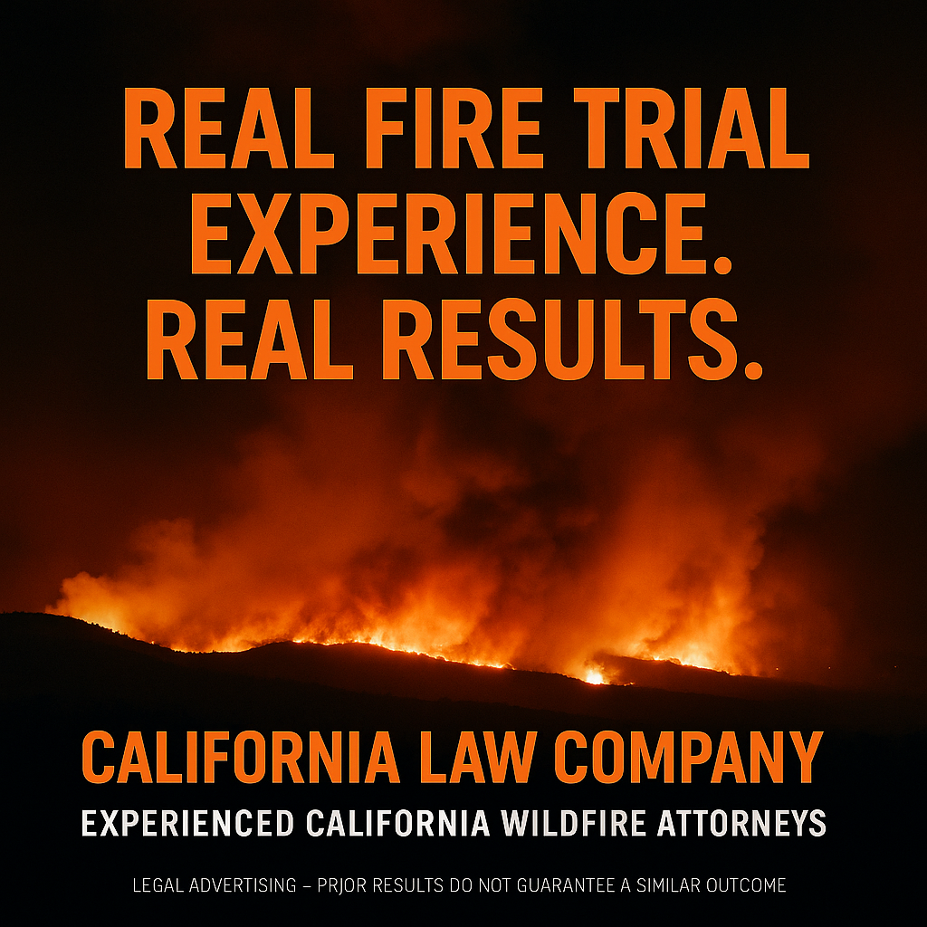 High-impact Facebook ad image for wildfire and disaster law attorneys