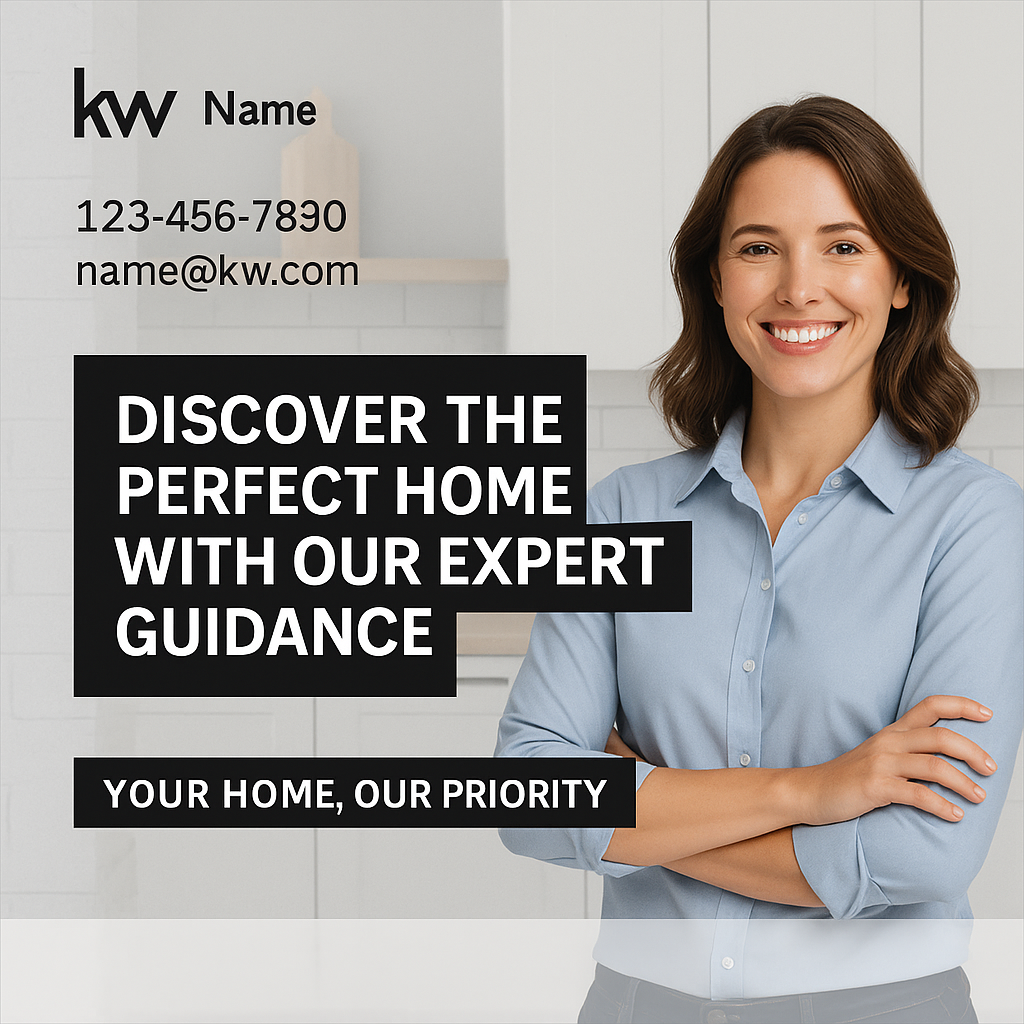 Realtor personal branding Facebook ad image with team focus